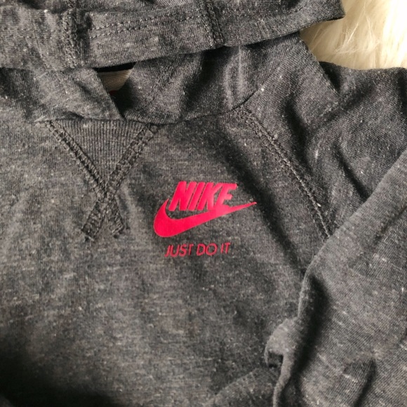 Heather Grey Nike Hooded Tunic - Picture 3 of 4